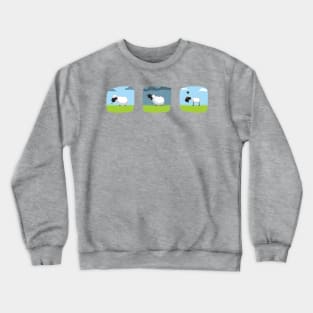 Do sheep shrink when it rains? Crewneck Sweatshirt